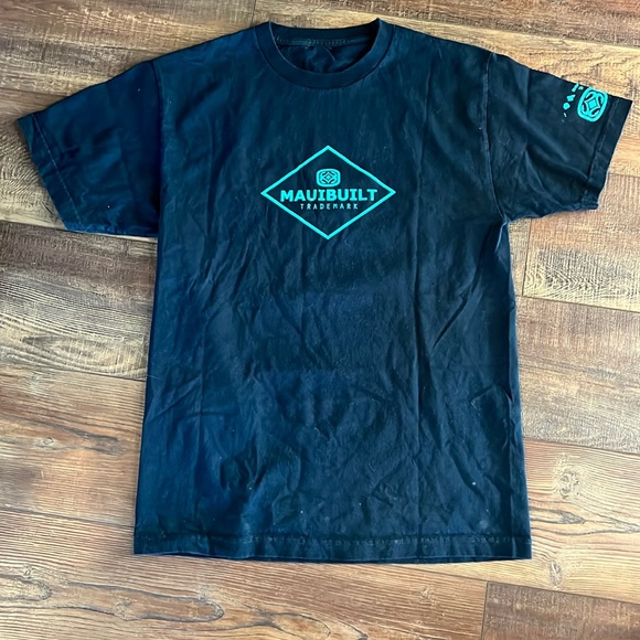 Maui Built Men's Hawaiian TShirt Med - Picture 1 of 6